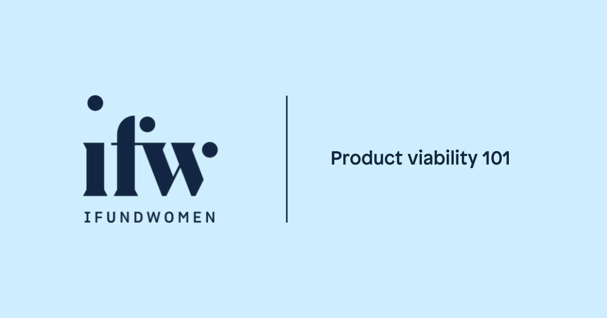 product-viability-101-ifundwomen-workshop